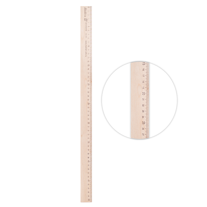 Линейка деревянная 50см Можга