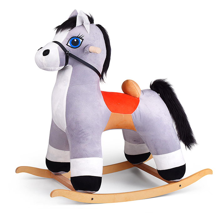 Качалка Конь Ветерок, музыкальная