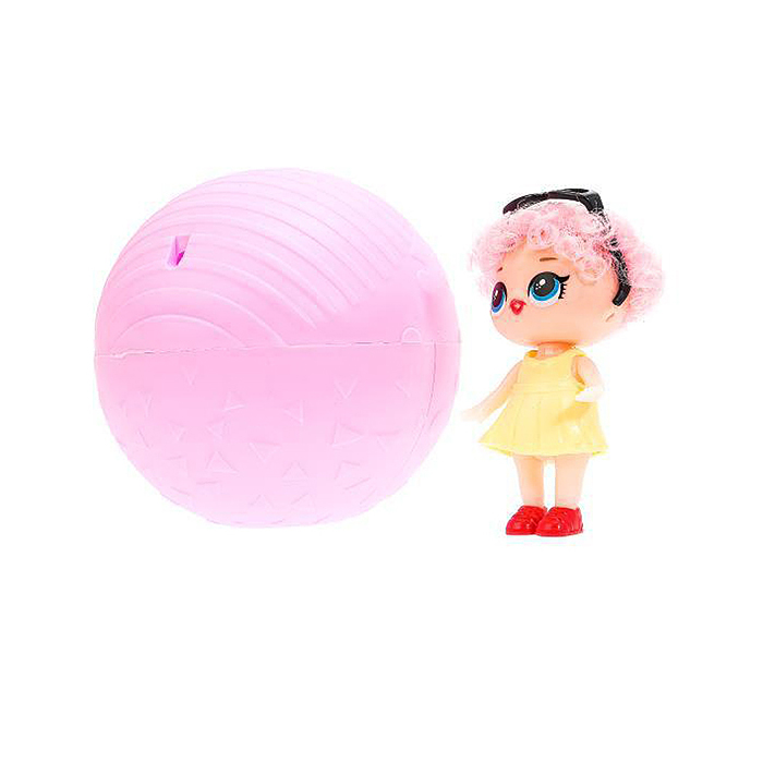 Шар-сюрприз, кукла с набором аксессуаров, в коробке