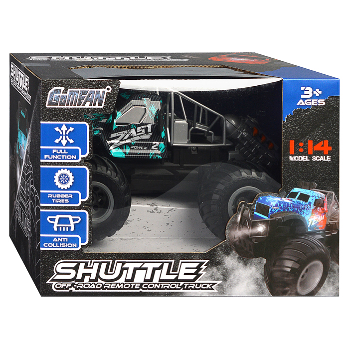 Машина GM2402-AS "Яркий багги" р/у, 27 MHz, в коробке