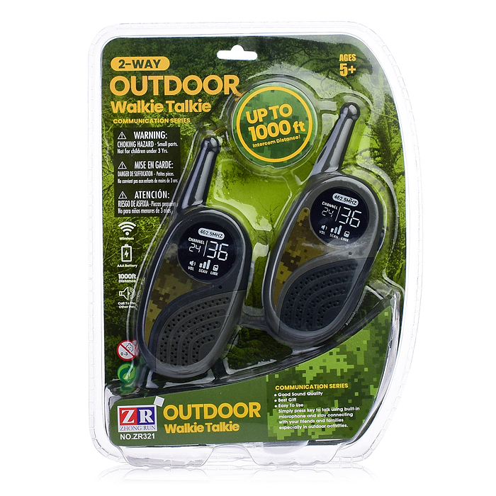 Рация детская ZR321 "РадиоГуру" на листе