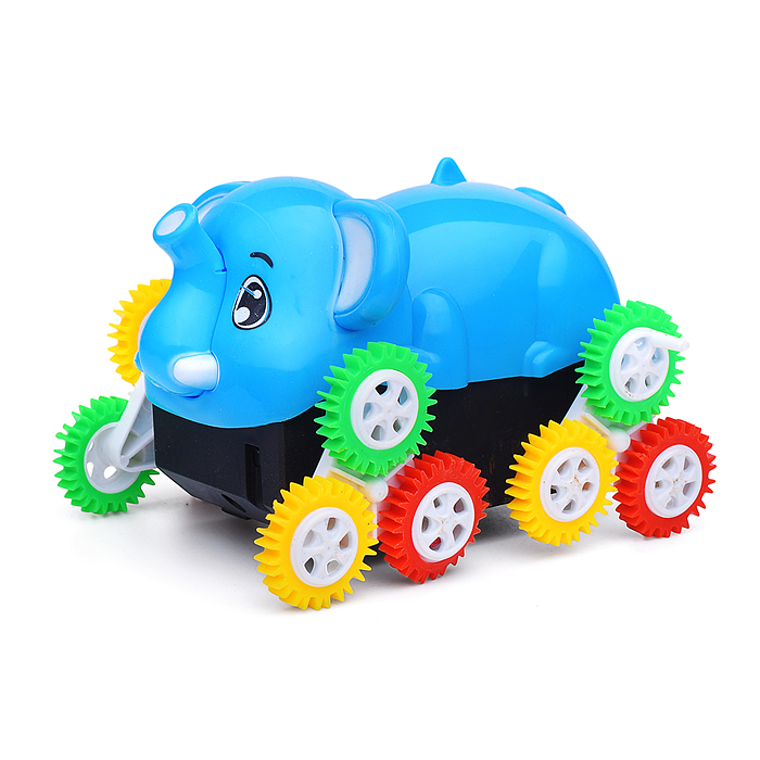 Машина V324 "Слон" перевёртыш, на батарейках, в коробке