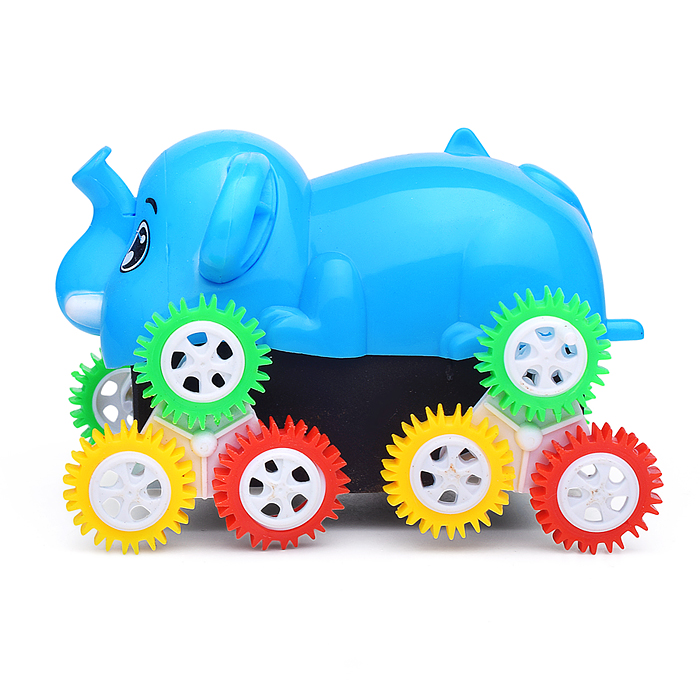 Машина V324 "Слон" перевёртыш, на батарейках, в коробке