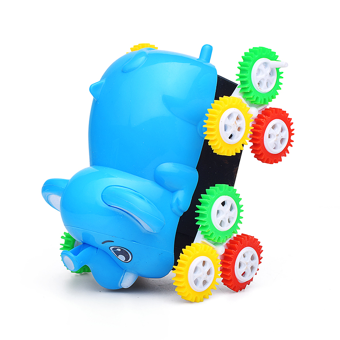 Машина V324 "Слон" перевёртыш, на батарейках, в коробке