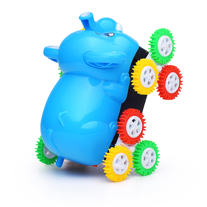 Машина V324 "Слон" перевёртыш, на батарейках, в коробке