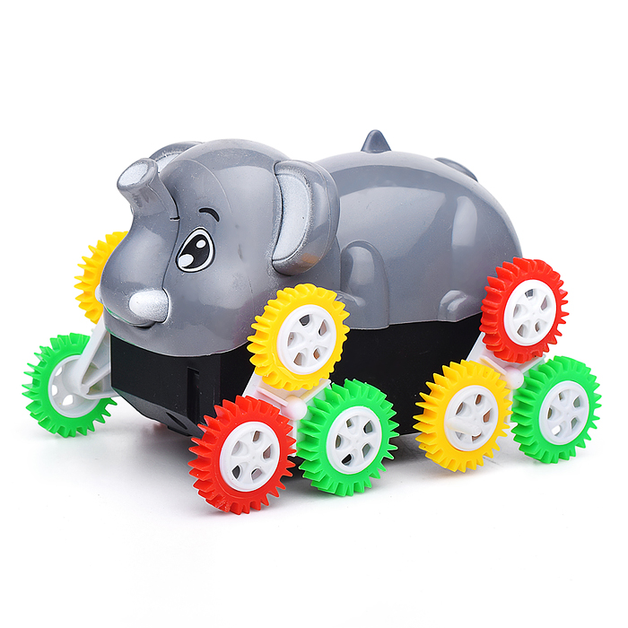 Машина V324 "Слон" перевёртыш, на батарейках, в коробке