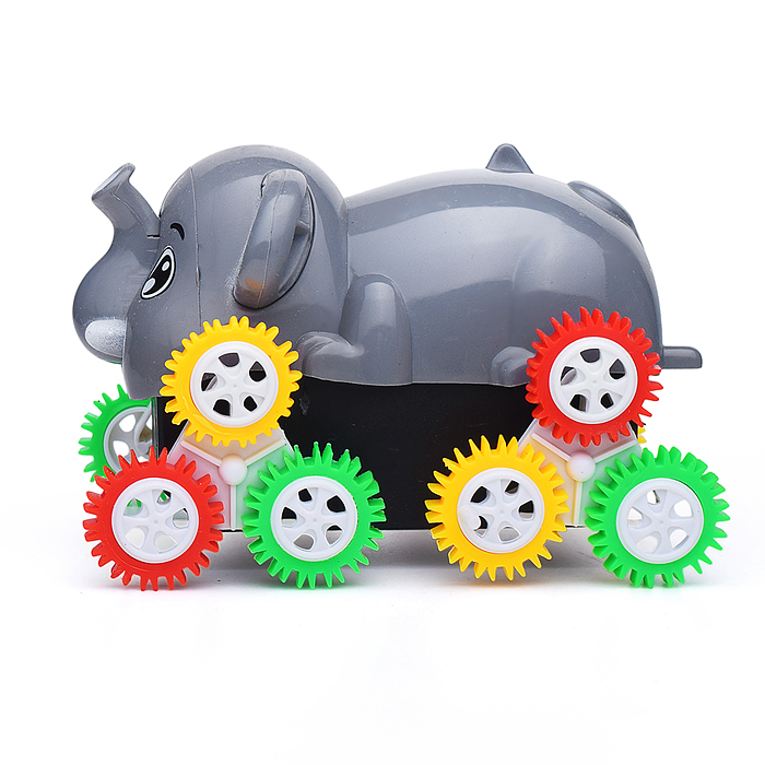 Машина V324 "Слон" перевёртыш, на батарейках, в коробке