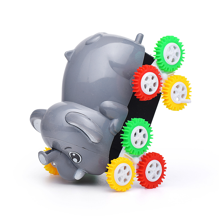 Машина V324 "Слон" перевёртыш, на батарейках, в коробке