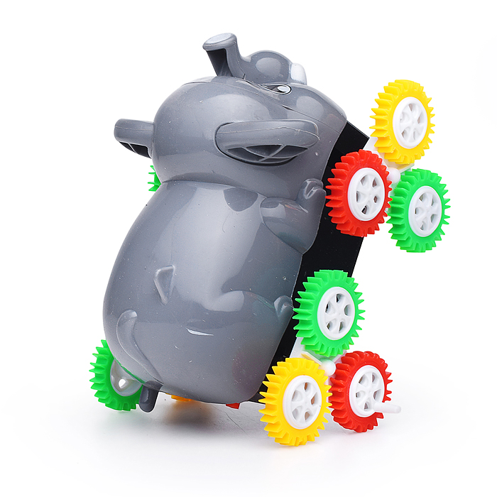 Машина V324 "Слон" перевёртыш, на батарейках, в коробке