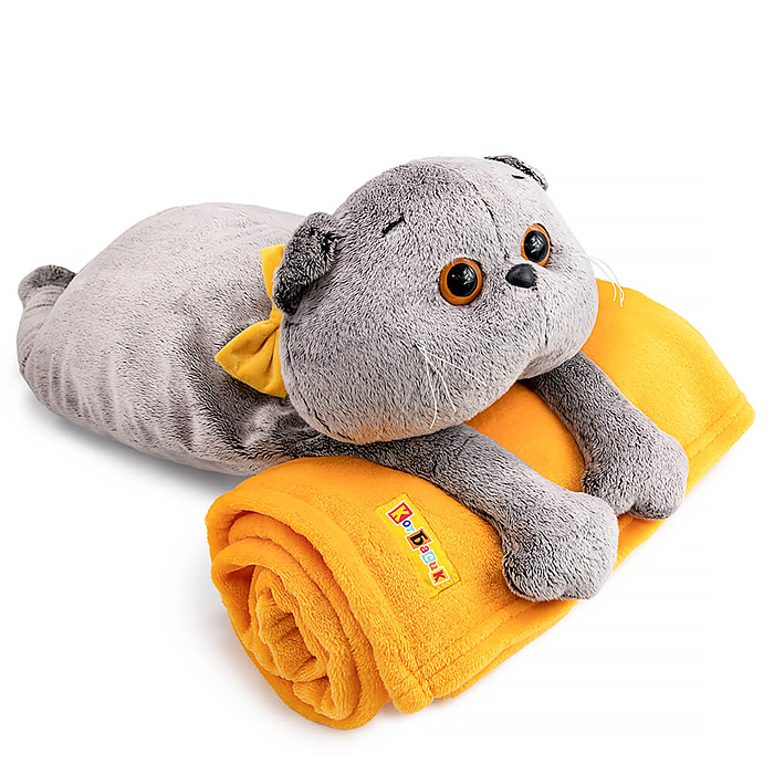 Кот Басик с пледом Игрушка