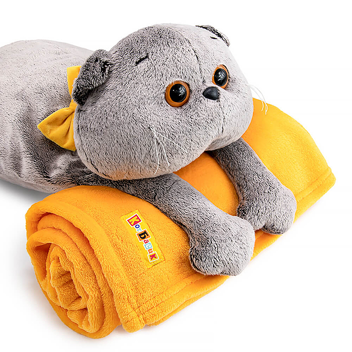 Кот Басик с пледом Игрушка