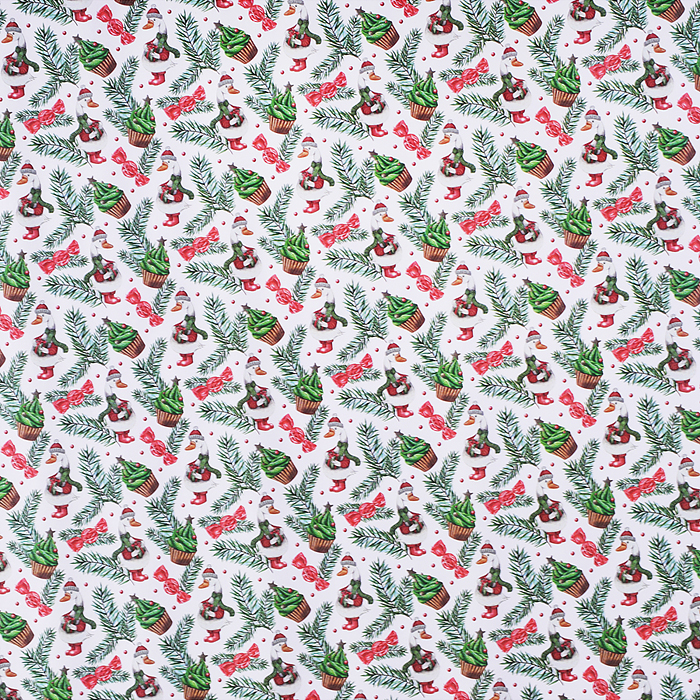 Упаковочная бумага,МИКС  рулон в термоусадочной пленке. Размер 70х100 см. 