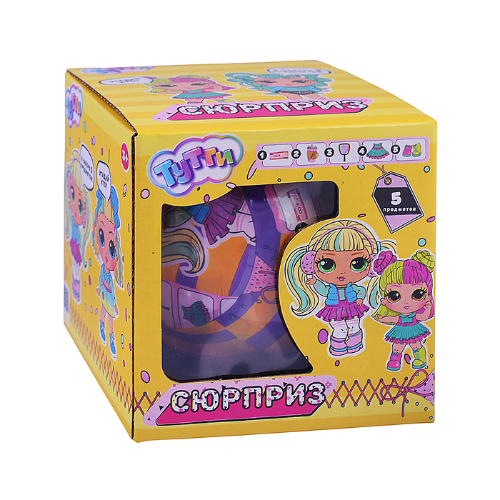 Фото к товару Шар-сюрприз, кукла с набором аксессуаров, в коробке Шар-сюрприз, кукла с набором аксессуаров, в коробке