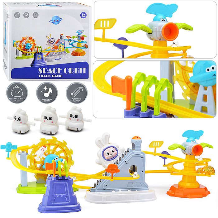 Игровой набор-трек 1026-88 "Давай, кролик, поднимайся по лестнице" в коробке Игровой набор-трек 1026-88 "Давай, кролик, поднимайся по лестнице" в коробке