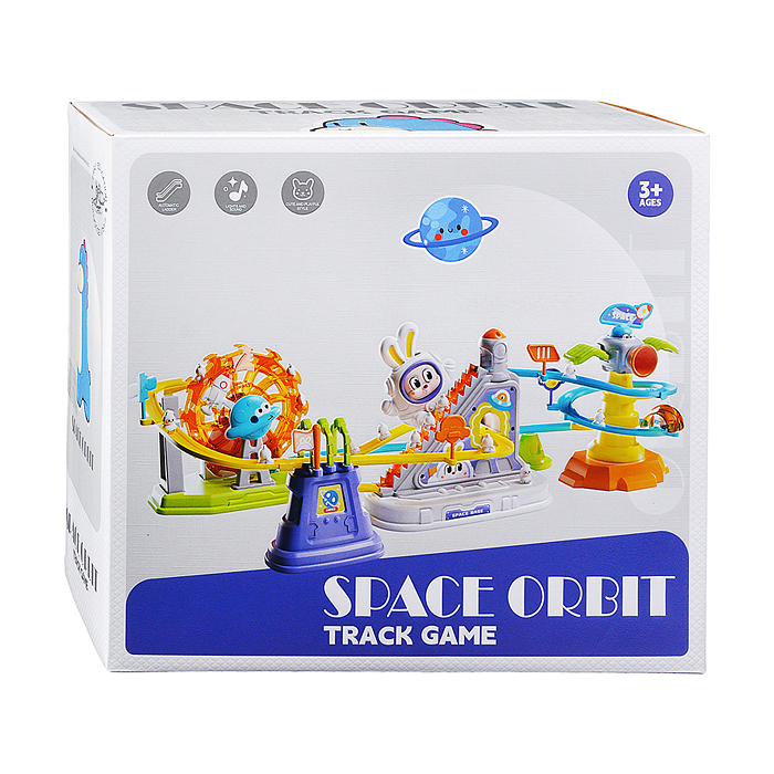 Игровой набор-трек 1026-88 "Давай, кролик, поднимайся по лестнице" в коробке