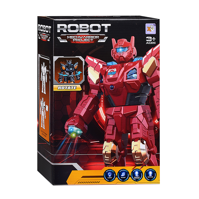 Робот 8876 "Защитник" на батарейках, в коробке