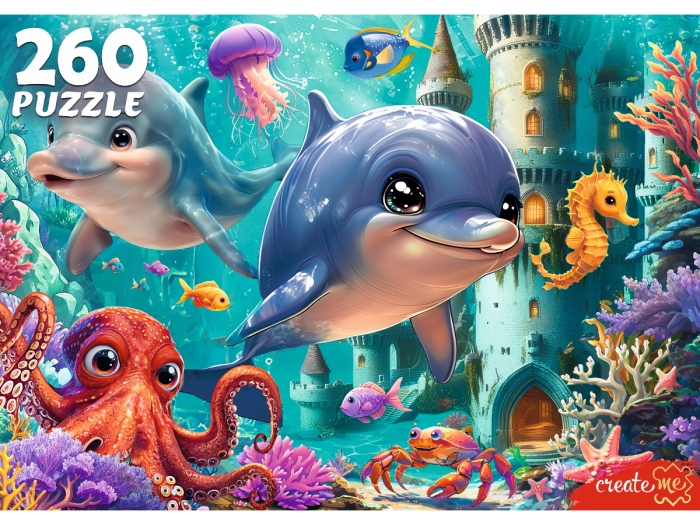Пазлы 260 "Удивительный подводный мир"