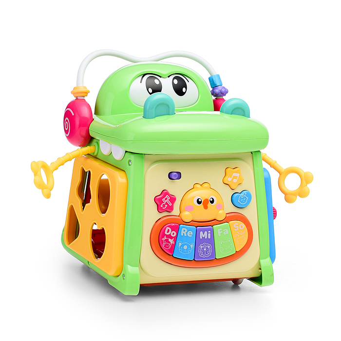 Куб развивающий MSS-007 "Весёлый крокодильчик" в коробке