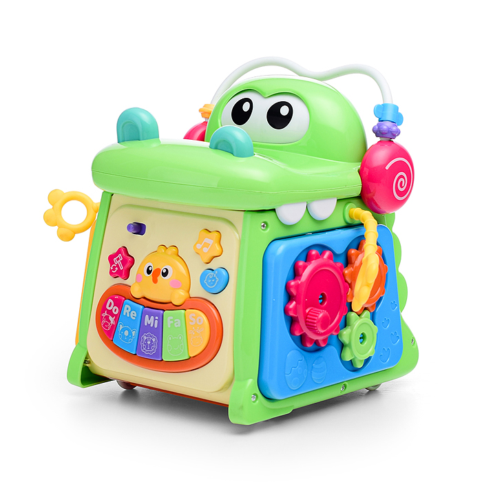 Куб развивающий MSS-007 "Весёлый крокодильчик" в коробке