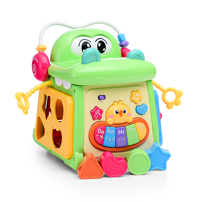 Куб развивающий MSS-007 "Весёлый крокодильчик" в коробке