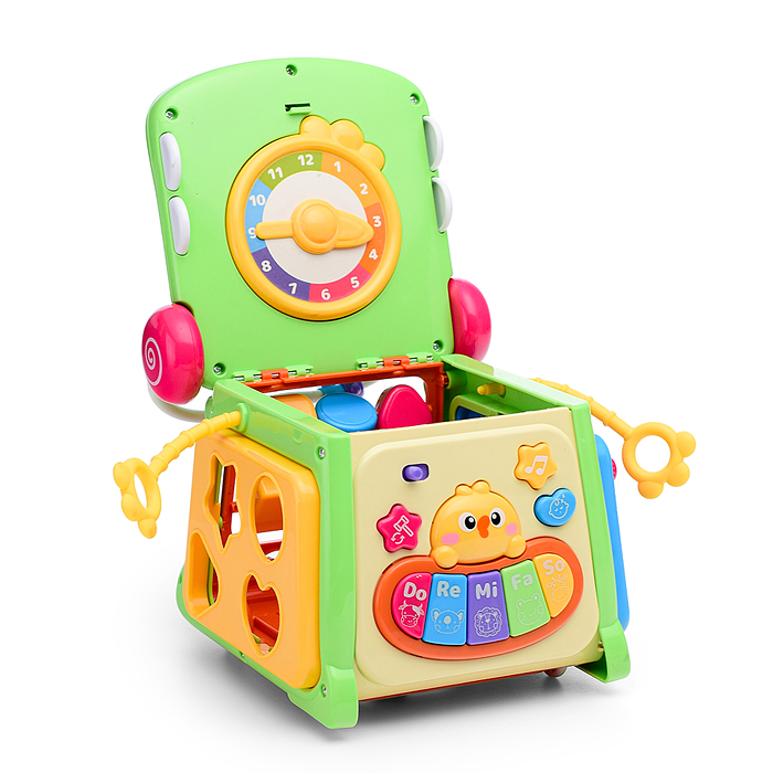 Куб развивающий MSS-007 "Весёлый крокодильчик" в коробке