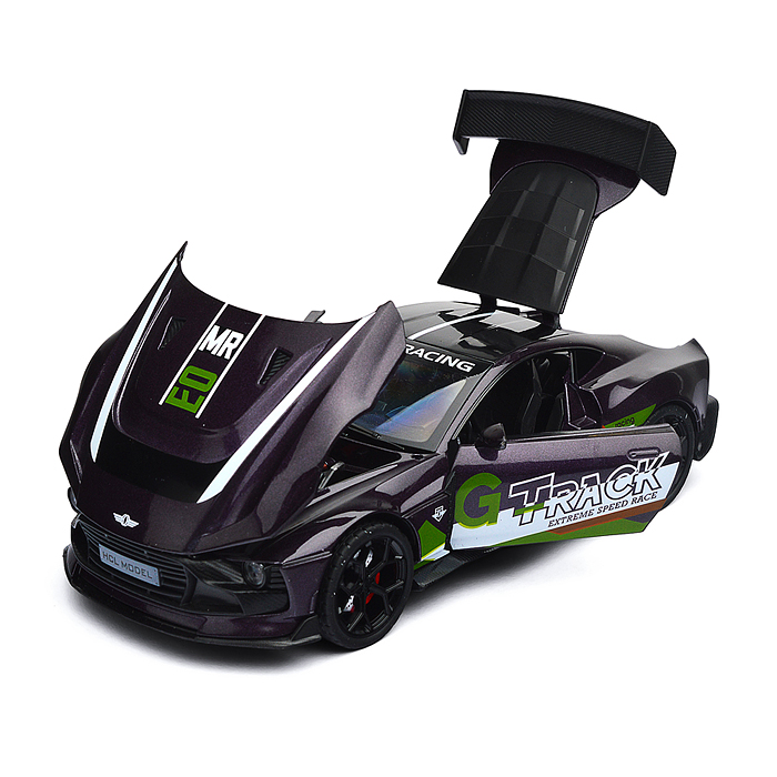 Машина HCL-826P "Жажда скорости" (свет, звук, дым) в коробке