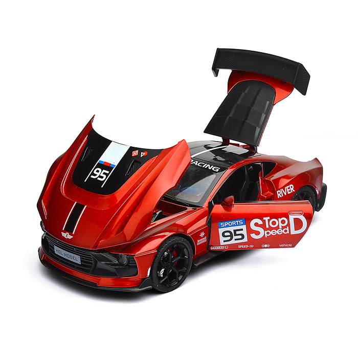 Машина HCL-826P "Жажда скорости" (свет, звук, дым) в коробке