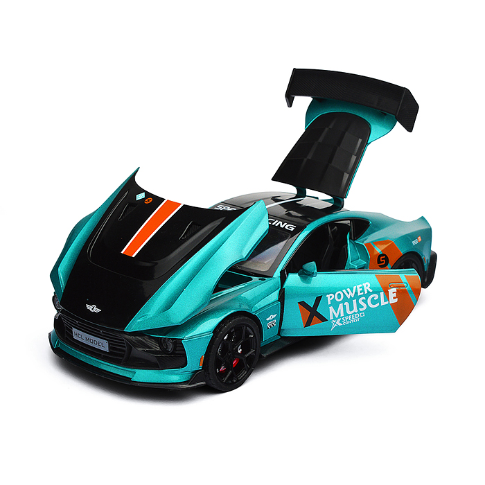 Машина HCL-826P "Жажда скорости" (свет, звук, дым) в коробке