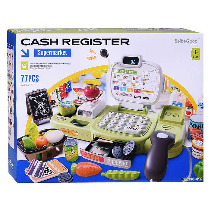 Игровой набор 889-313 "Касса" в коробке