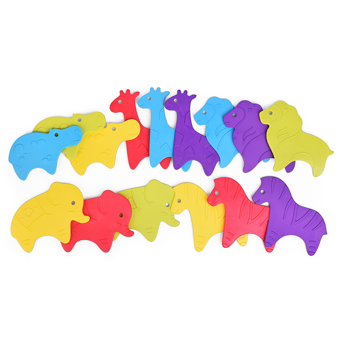 Набор игрушек для ванны мини-коврики SAFARI, 15 шт