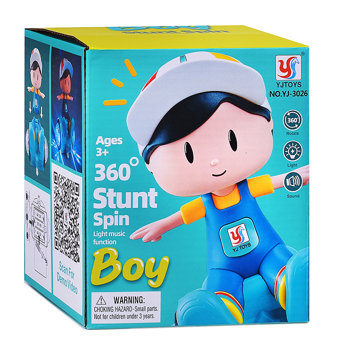 Интерактивная игрушка YJ-3026 "Трюкач" в коробке
