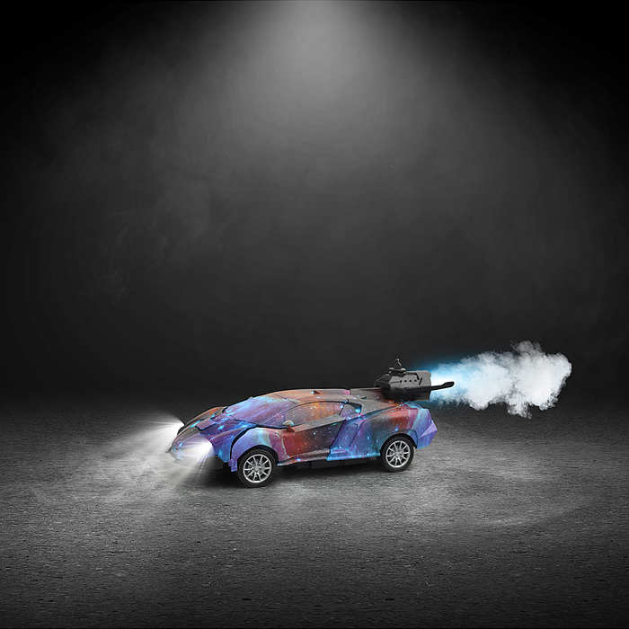 Машина 33968 "Суперкар" трансформирующийся в робота, р/у, 27 MHz, в коробке