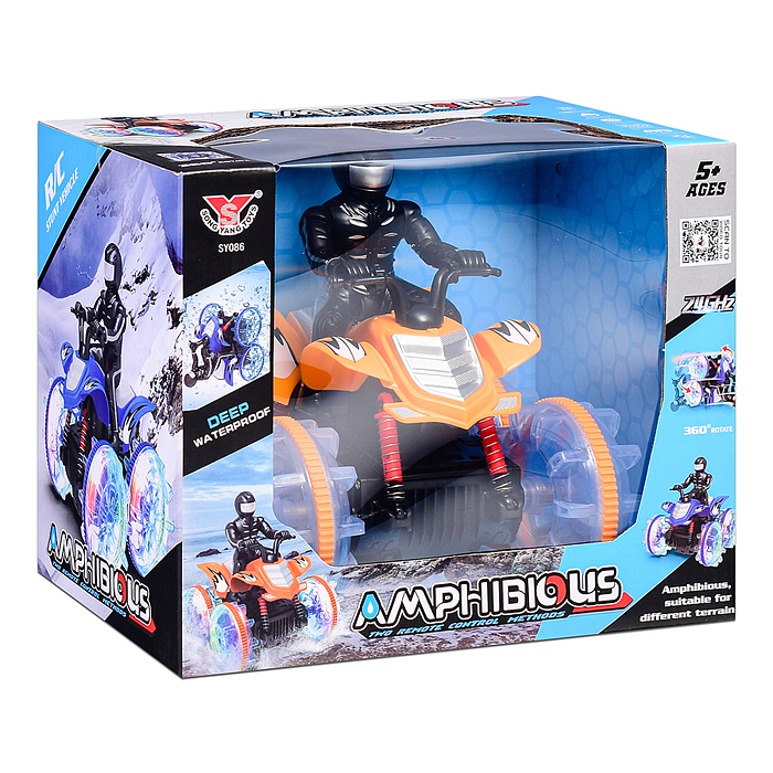 Машина SY086 "Амфибия" р/у, 27 MHz, в коробке