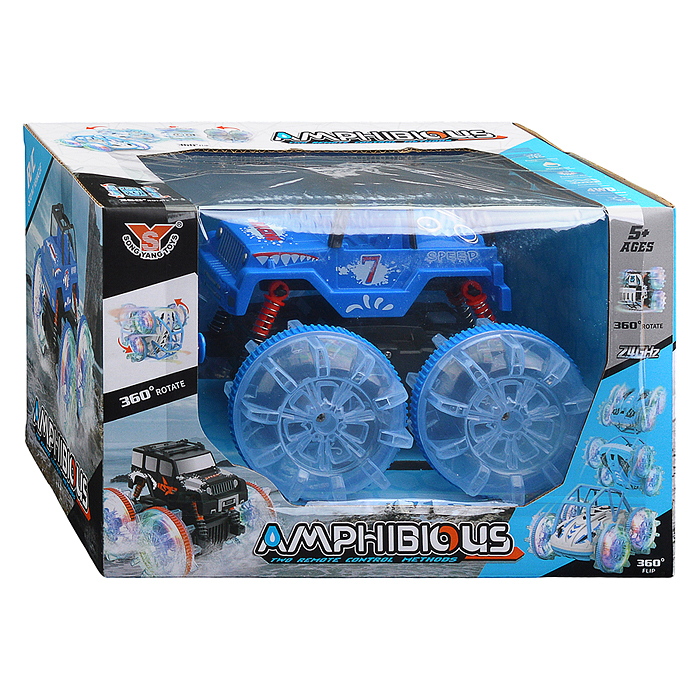 Машина SY085 "Джип-амфибия" р/у, 27 MHz, в коробке