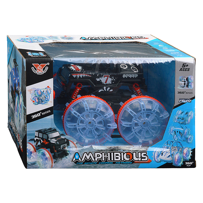 Машина SY085 "Джип-амфибия" р/у, 27 MHz, в коробке