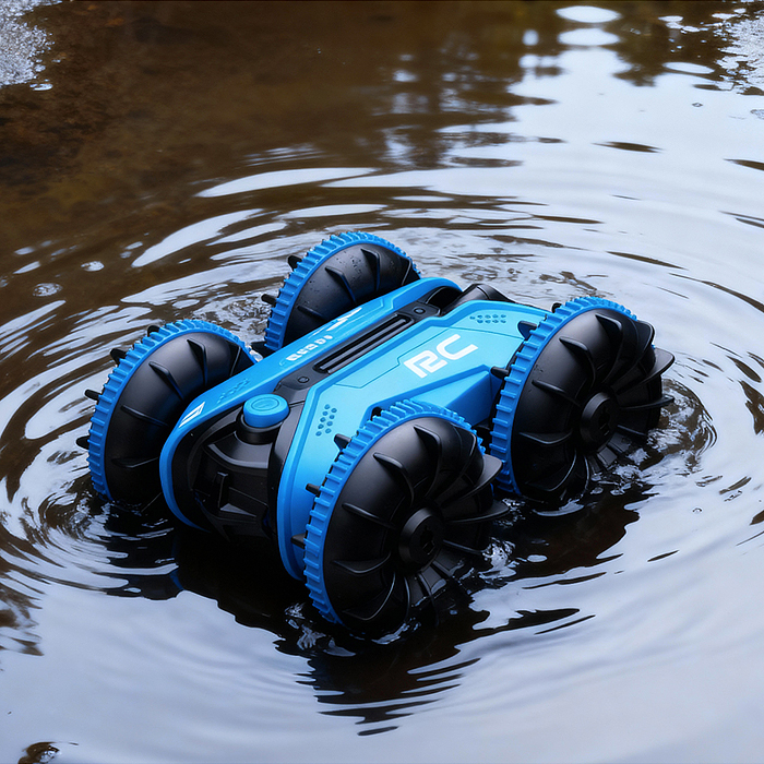 Машина QX011 "Амфибия №2" р/у, 27 MHz, в коробке