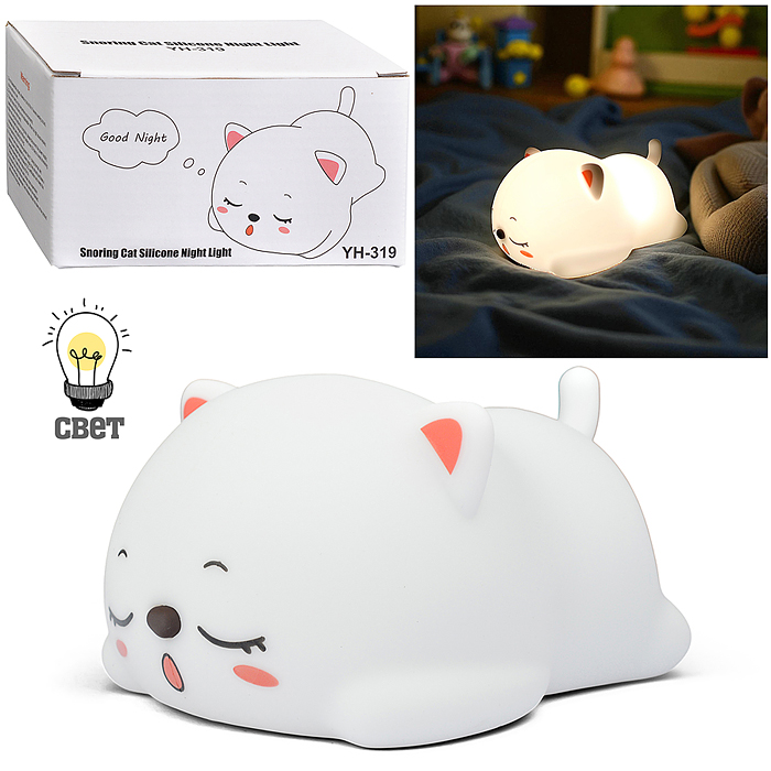 Ночник детский 00-7347 "Кошечка"