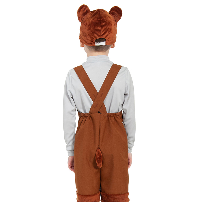 Фото к товару Изделие швейное "Набор карнавальный "Мишка бурый" ткань-плюш (6-9 лет, рост 122-134 см) Изделие швейное "Набор карнавальный "Мишка бурый" ткань-плюш (6-9 лет, рост 122-134 см)