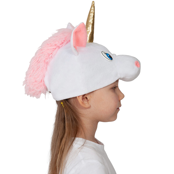 Фото к товару Головной убор швейный "Шапка детская "Лошадка Единорожка" р. 52-54 Головной убор швейный "Шапка детская "Лошадка Единорожка" р. 52-54