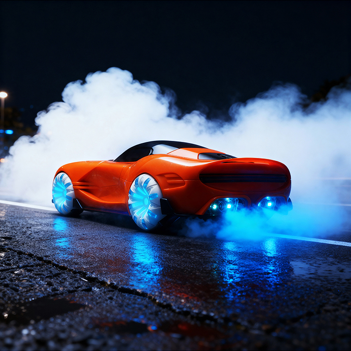 Машина QX008 "Яркая гонка" р/у, 27 MHz, в коробке