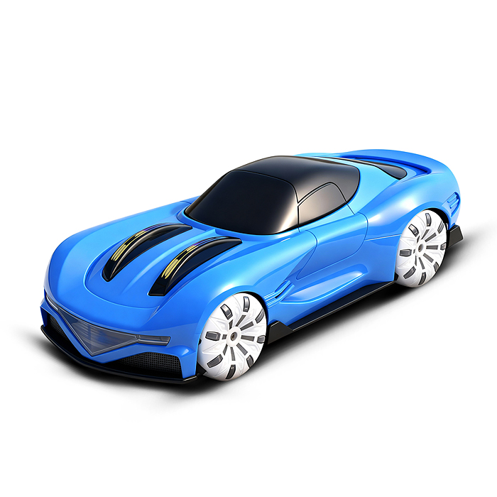 Машина QX008 "Яркая гонка" р/у, 27 MHz, в коробке