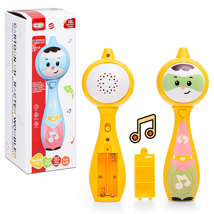 Погремушка 368-113Y "Счастливое детство" в коробке Погремушка 368-113Y "Счастливое детство" в коробке