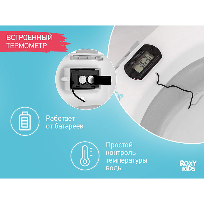 Ванночка складная, серая