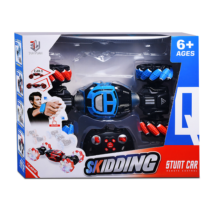 Машина QX032 "Дорожный трюкач" р/у, 27 MHz, в коробке