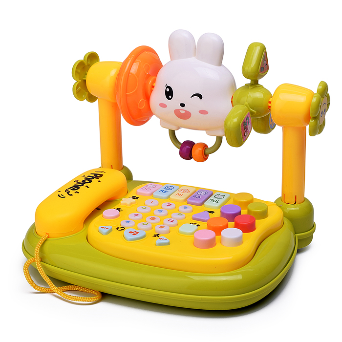 Игрушка музыкальная YL78927 "Телефон-Зайчик"  в коробке