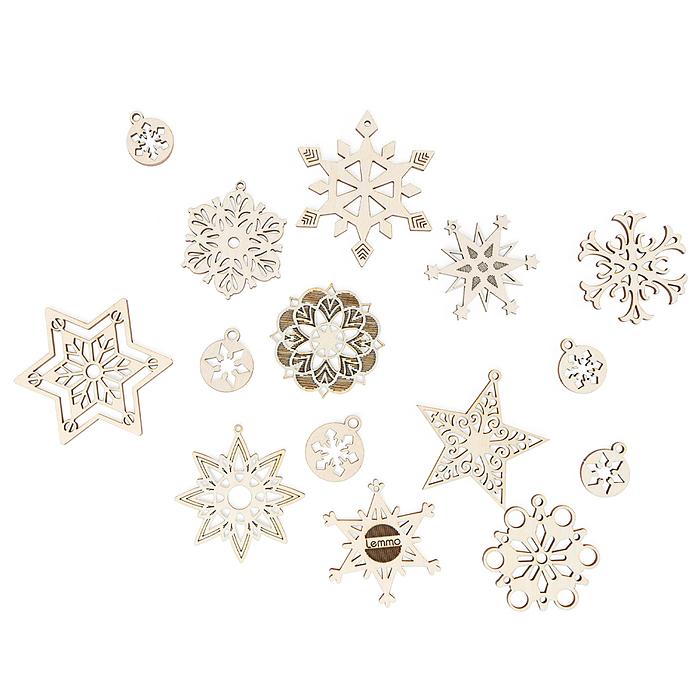 Новогодний набор снежинок