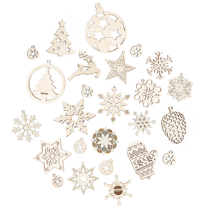 Набор новогодних украшений Набор новогодних украшений