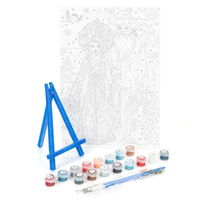 Холст для росписи 28,5х20см. "Новый год"