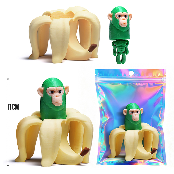 Игрушка-антистресс 00-7180 "Обезьянка в банане"