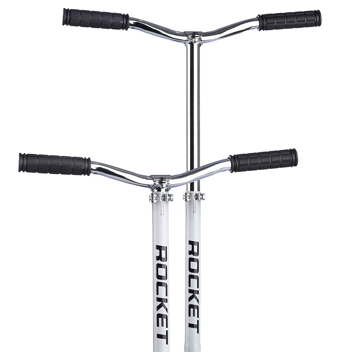 Самокат 2-х колесный ROCKET,колеса PU/ 145 мм,ABEC 7, белый